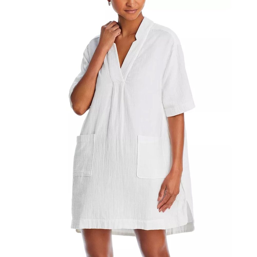 Echo Design Supersoft Cotton Gauze Maren Popover Beach Cover-up Small NWOT